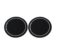 Generic Protecteur de Peau de Tambour, Patch de Peau de Tambour Durable, 2 Pièces, Patch de de Résistant à L'usure en PET pour la Performance Pratique, matériau: PET (Pédale Unique Noir)