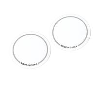 Generic Protecteur de Peau de Tambour, Patch de Peau de Tambour Durable, 2 Pièces, Patch de de Résistant à L'usure en PET pour la Performance Pratique, matériau: PET (Pédale Unique Blanc)