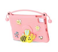 Generic Protecteur de Tablette avec Support - Étui de Protection EVA Résistant aux Chocs et Lavable - Idéal pour L'apprentissage et Le Divertissement - Compatible avec Pro 11/Air 4 5 6 7 (Pink)