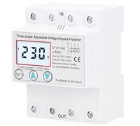 Generic Protecteur de Tension Réglable avec écran LCD, Protection Multifonctionnelle Contre Les sur/sous-tensions à Réinitialisation Automatique pour Les Systèmes électriques Triphasés, 230 V/400 V