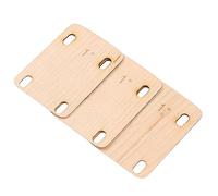 Generic Protecteur en Bois d'érable Premium de Guitare électrique Protecteur en Bois pour l'absorption des Chocs et la clarté Sonore, pour les Guitaristes, 3 Pack (3 pièces 1°)