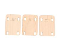 Generic Protecteur en Bois d'érable Premium de Guitare électrique Protecteur en Bois pour l'absorption des Chocs et la clarté Sonore, pour les Guitaristes, 3 Pack (3pcs 0.25°)