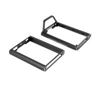 Generic Protecteur Supérieur et Inférieur D'émetteur RC, Support en Métal Robuste pour NB4, Ensemble de Cadres D'émetteur RC élégant pour Amateurs, 8 Accessoires Inclus (Black)