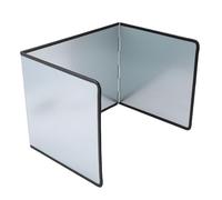 Generic Protection contre les éclaboussures de Dessus de Cuisinière, Gain de Place, écran 3 Plis contre les éclaboussures D'huile, Outil de Cuisine, Feuille Galvanisée pour un Rangement Pratique