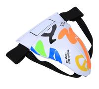 Generic Protège-aine Graffiti Jockstrap pour Enfants pour L'entraînement de Boxe Sanda Taekwondo, équipement de Protection Unique pour Enfants, fabriqué en PU de Haute qualité, pour de 5 à 9 Ans, 2