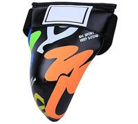 Generic Protège-aine Graffiti Jockstrap pour Enfants pour L'entraînement de Boxe Sanda Taekwondo, équipement de Protection Unique pour Enfants, fabriqué en PU de Haute qualité, pour de 5 à 9 Ans, 2