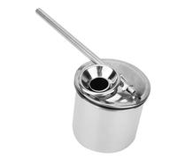 Generic Pulvérisateur de Peinture de Poterie en Acier Inoxydable pour Pots de Glaçage par Pulvérisation, Outil D'atomiseur en Métal pour émaux et Oxydes dans les œuvres en Argile, Idéal pour les