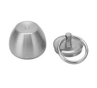 Generic Puulier en Acier Inoxydable, Porte-clés Pentif Mini Pot de Médécine Portable et Chutes aux écritures Réseillantes Portatives coulé