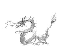 Generic Puzzle 3D en métal, modèle mécanique de dragon chinois, kit de bricolage, 2024 (100 + pièces)