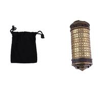 Generic Puzzle Box, Metal da Vinci Code Lock, 5.1 * 6.3 * 9,1 Pouces Fait Une Grande Surprise pour Votre Bien-aimé pour Les Notes de Magasin, Les Poèmes, Les Bijoux, Les Clés, d'autres Objets de