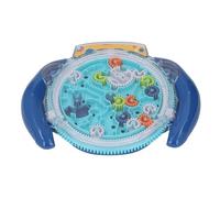 Generic Puzzle de Labyrinthe 3D, Maze Ball Puzz Toy Gear Interactive Fine Engine Skills pour Les Filles Garçons (Blue)