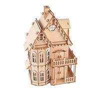 Generic Puzzle de Villa en Bois 3D, Modèle éducatif, Cadeaux pour Enfants et Adultes, Jouet D'assemblage découpé au en Toute sécurité pour Le Plaisir et L'apprentissage