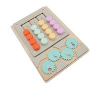 Generic Puzzle éducatif Coulissant, Jeu de Correspondance des Couleurs pour Les Jeunes Apprenants, Casse-tête Amusant pour Enfants, 1 unité de contreplaqué