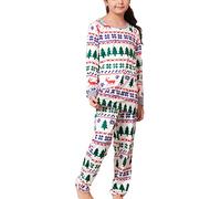 Generic Pyjama Familial de Noël, Pyjamas de Famille Très Chauds à un Chaud à Usage Quotidien (KIDS 3-4Y)
