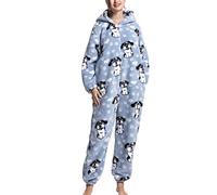 Generic Pyjamas Jumpsuit Doux élégant Moelleux un Pijamas Chaleureux Beau pour que les Femmes Dorment (L)