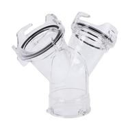 Generic Raccord de Tuyau D'égout en Forme de Y pour Camping-car, Connecteur Anti-fuite D'interface Standard de 3 Pouces à Haute efficacité pour Camping-cars