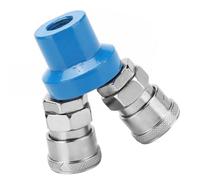 Generic Raccord Rapide Pneumatique Robuste de Style Japonais de 1/4" pour Connecteurs de Pompe à Air, Installation Facile pour les Appareils Pneumatiques et les Tuyaux D'air (Tour 2 voies)