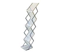 Generic Rack de Magazine Pliable, Exquise Surfaces de Lissage du Support de Brochure Pliable pour le Bureau