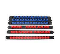 Generic Rail de Douille, Boîte à Outils Organisateur de Rail de de Douille 6pcs Organisateur de à 360 ° Capupler d'extrémité Amovible à Amovible 1/4 Pouce X 28 Clips 3/8 Pouce X 28 Clips 1/2