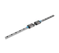 Generic Rail Linéaire MGN9B, Longueur 300mm, Largeur 9mm, avec 2 Blocs de Rail, Conception élevée à 4 Points pour l'automatisation Industrielle