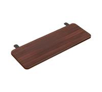 Generic Rallonge de Bureau avec Plateau pour Clavier, 50 X 20 Cm, Pliable, Gain de Place, Fixation Par Pince, Support pour Poignets, Idéal pour La Maison Ou L, Couleur Noyer