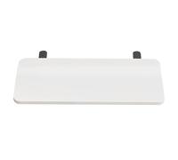 Generic Rallonge de Bureau avec Plateau pour Clavier, 50 X 20 Cm, Pliable, Gain de Place, Fixation Par Pince, Support pour Poignets, Idéal pour La Maison Ou L, Blanc