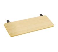 Generic Rallonge de Bureau avec Plateau pour Clavier, 50 X 20 Cm, Pliable, Gain de Place, Fixation Par Pince, Support pour Poignets, Idéal pour La Maison Ou L, Couleur Du Bois