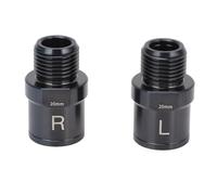 Generic Rallonge de Pédale de Vélo 20 Mm en Alliage Ti traité CNC pour des Performances et Un Confort Améliorés dans Les Vélos de Montagne et de Route - 2 Pièces Noir