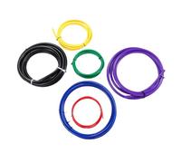 Generic Rallonge de Tuyau en Cuivre pour Climatisation 4 M Kit de Réparation Durable et Efficace pour Technicien CVC Rouge Vert Jaune Bleu Violet Noir