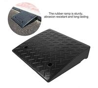 Generic Rampe de Bordure en Caoutchouc Robuste pour Voiture, Véhicule, Fauteuil Roulant, 2 Pièces pour Allée et Parking