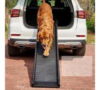 Generic Rampe Pliante pour Chien, Portable, Antidérapante, pour Grands Chiens, Installation Facile, Plastique 61 "X 15,4" X 7,9 Pouces, pour Chiens Plus âgés