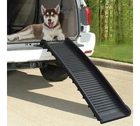 Generic Rampe Pliante pour Chien, Rails Latéraux Antidérapants, Prévient Les Maladies Articulaires, Pont Durable pour Animaux de Compagnie avec Rangement Facile, adapté aux Animaux