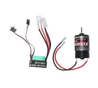 Generic RC Brossé Moteur, 550 10T Brossé Moteur ESC Combo Set 2A BEC Bateau Mise À Niveau Pièces pour Voiture