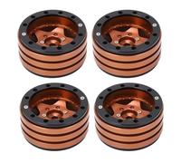 Generic RC Wheel Hub, CNC Traite l'alliage en Aluminium RC Autorad Hub Stable de 2,1 Pouces de Diamètre pour 1/10 Crawler (Cuivre)