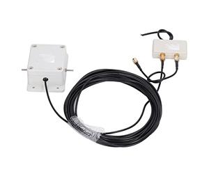 Generic Récepteur de Signal Actif à Antenne en Boucle pour Utilisation en Extérieur, ABS Durable et Acier Inoxydable, Plage de Fréquences de 0,5 à 30 MHz, alimenté par USB