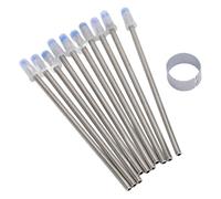Generic Recharges de Stylo à Bille Ultra Fin D1, 0.5mm, Métal, 10 Pièces, Compatibles avec les Stylos électromagnétiques