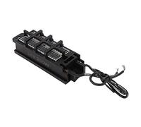 Generic Réchauffeur D'air Portable en Céramique isolé 24 V 200 W pour Chauffage Automatique à Température Constante, adapté au Chauffage/déshumidification Domestique - Nylon, Noir