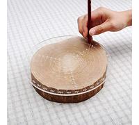 Generic Recherche de Centre de Boussole pour le Travail du Bois avec un Design en Acrylique Transparent pour L'artisanat et le Bricolage, Mesurant 20 Cm de Diamètre, 1 Pièce Incluse