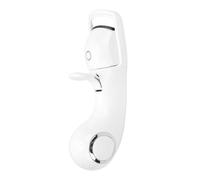 Generic Recourbe-cils Chauffant Rechargeable, Conception Anti-brûlure avec Chargement USB pour des Boucles Longue Durée, Idéal pour un Usage Quotidien (WHITE)