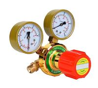 Generic Réducteur de Pression de Gaz Acétylène, Matériau en Cuivre, Torche à Gaz, Kit de Découpe de Soudage G5/8 CGA580 pour Applications Commerciales et de Laboratoire (60# acétylène d'exportation