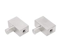 Generic Réducteur D'entrée D'amplificateur à Double Calibre 1/0 pour Audio de Voiture, Alliage D'aluminium Durable 2 Pièces pour Véhicules