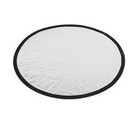 Generic Réflecteur argenté et doré, Mini Réflecteur de Photographie Rond Portable pour Un éclairage Clair et Une Lumière Douce, Idéal pour Les Portraits et Les Prises de Vue en Extérieur (80 cm)