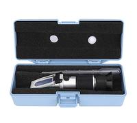 Generic Réfractomètre Manuel Précis, Haute Précision 0-50% Brix, Compteur de Liquide pour Tester le Sucre, Matériau en Aluminium