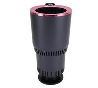Generic Refroidisseur Chauffe-Tasse de Voiture 2 en 1 avec écran LCD pour Boissons Chaudes et Froides en Déplacement pour Les Voyages en Voiture, fabriqué en ABS et Aluminium Durables, s'adapte à la