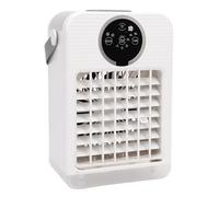 Generic Refroidisseur D'air par évaporation Portable 4 en 1 pour Ventilateur de Refroidissement de Bureau avec 3 Vitesses, 7 Couleurs de Lumière, Minuterie de 2 à 8 Heures, Idéal pour le Bureau et