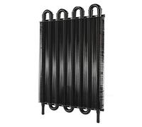 Generic Refroidisseur D'huile de Radiateur de Transmission Universel, Alliage D'aluminium Durable, Empêche les Fuites de Liquide et la Surchauffe, pour les Modèles Automobiles - 4 Rangées, Noir, 1