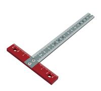 Generic Règle Carrée en T en Alliage D'aluminium de 5 Mm D'épaisseur avec Conception vers L'arrière de 1 Mm, Outil de Coupe CNC Léger pour la Fabrication de Modèles de Travail du Bois