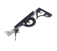 Generic Règle d'angle de Profondeur, Jauge Combinée en Acier Inoxydable, Opération Facile 300 Mm 0-180 ° pour la Mesure et le Marquage