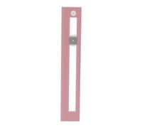 Generic Règle de Boussole à Dessin, Outil de Géométrie de Haute Précision pour étudiants, Conception Compacte Deux en un, 17x3x0,6 Cm, Parfaite pour la Maison et L'école (PINK)