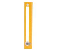 Generic Règle de Boussole Deux en un, Outil de Géométrie Réglable et Facile à Utiliser pour les étudiants, 17 X 3 X 0,6 Cm, 1 Pièce (YELLOW)